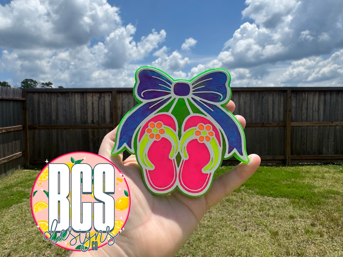 Flip Flop Cherries Freshie Mold