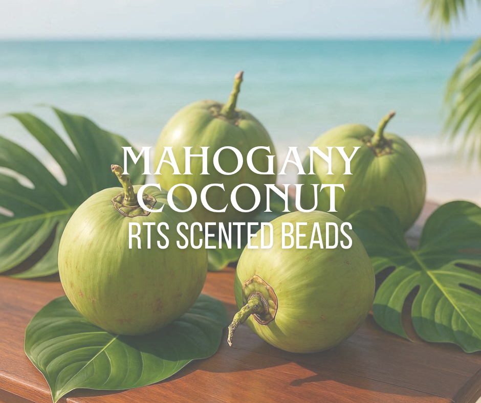 RTS Mahogany Coconut Scented Beads
