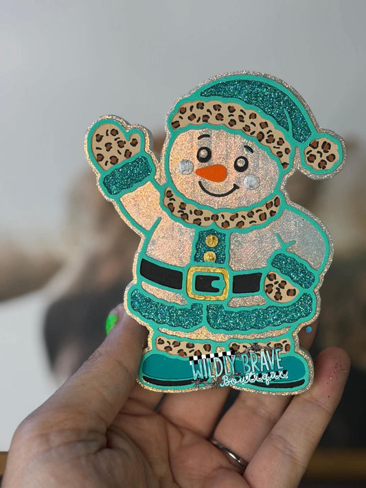 Snowman in Santa Suit Freshie Mold - BCS EXCLUSIVE 88