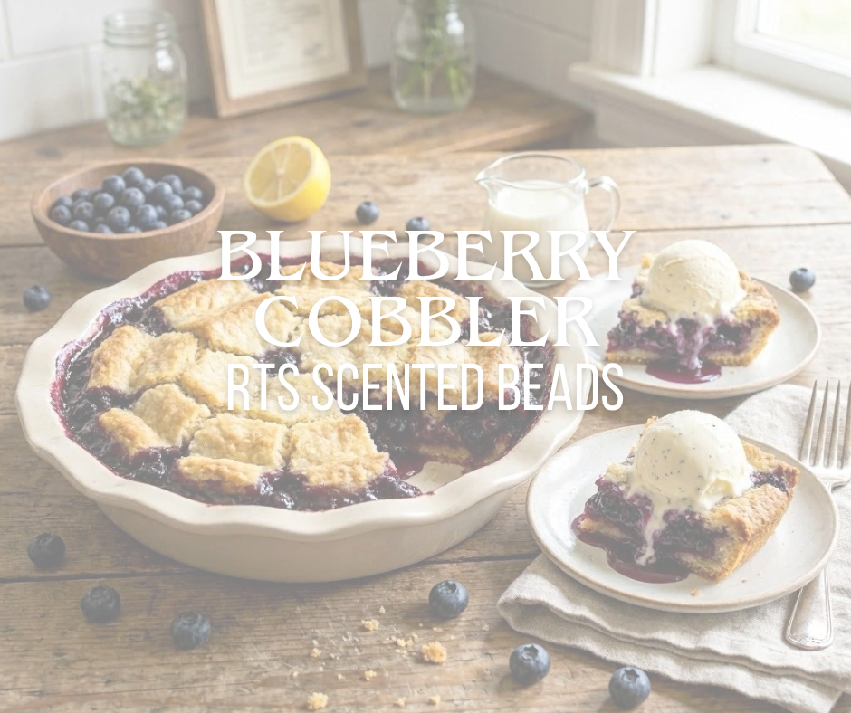 RTS Blueberry Cobbler Scented Beads