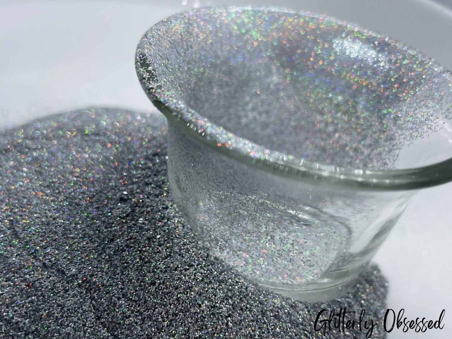 Holographic Diamond Silver Ultra Fine Glitter