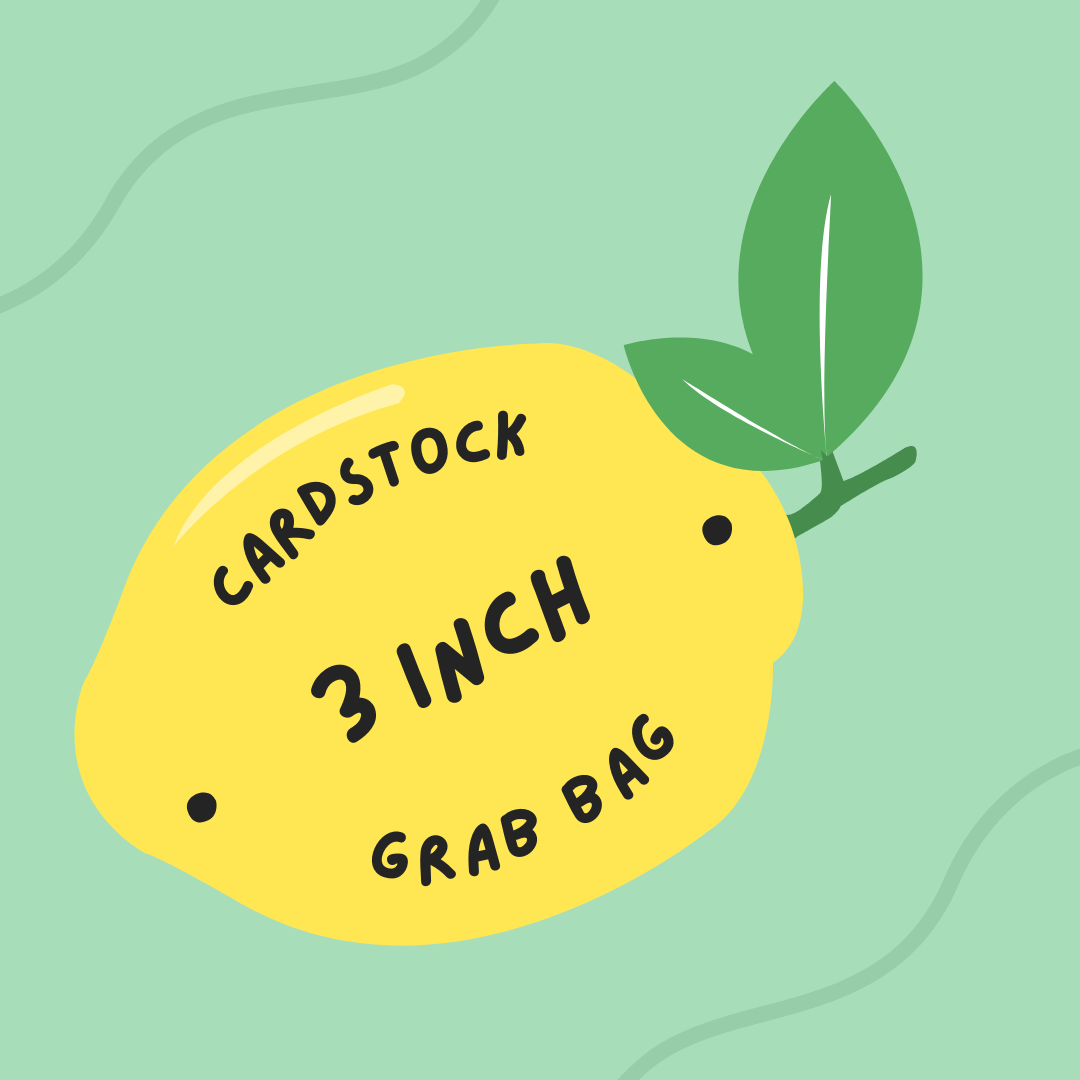 3 Inch- 10 Pack Cardstock Grab Bag