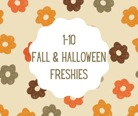 1-10 Fall & Halloween Freshies