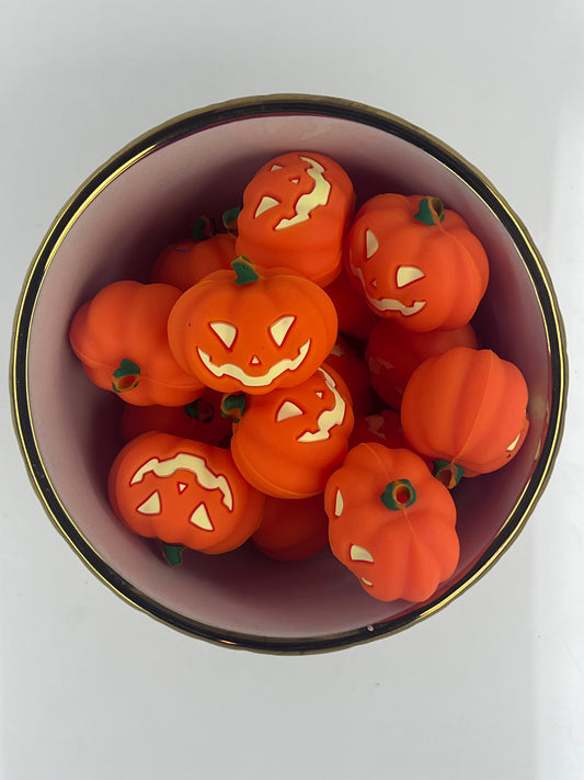 Jack-O-Lantern Focal Bead
