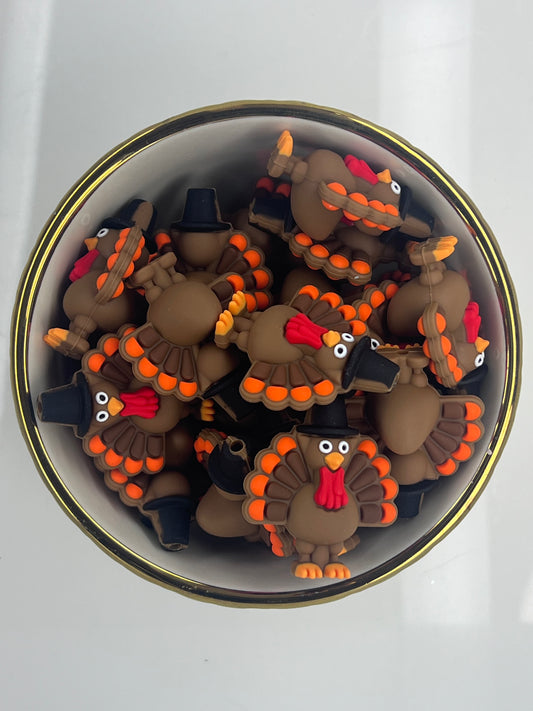 Tom the Turkey Focal Bead