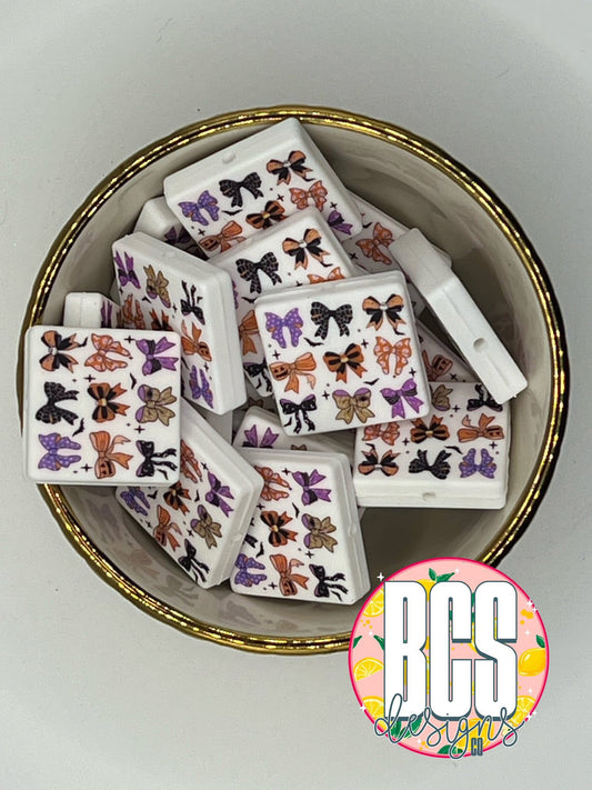 Hallowen Bows Focal Bead