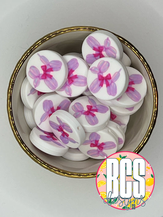 Lavender Balloon Dog Focal Bead