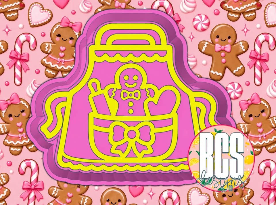 Gingerbread Apron Freshie Mold