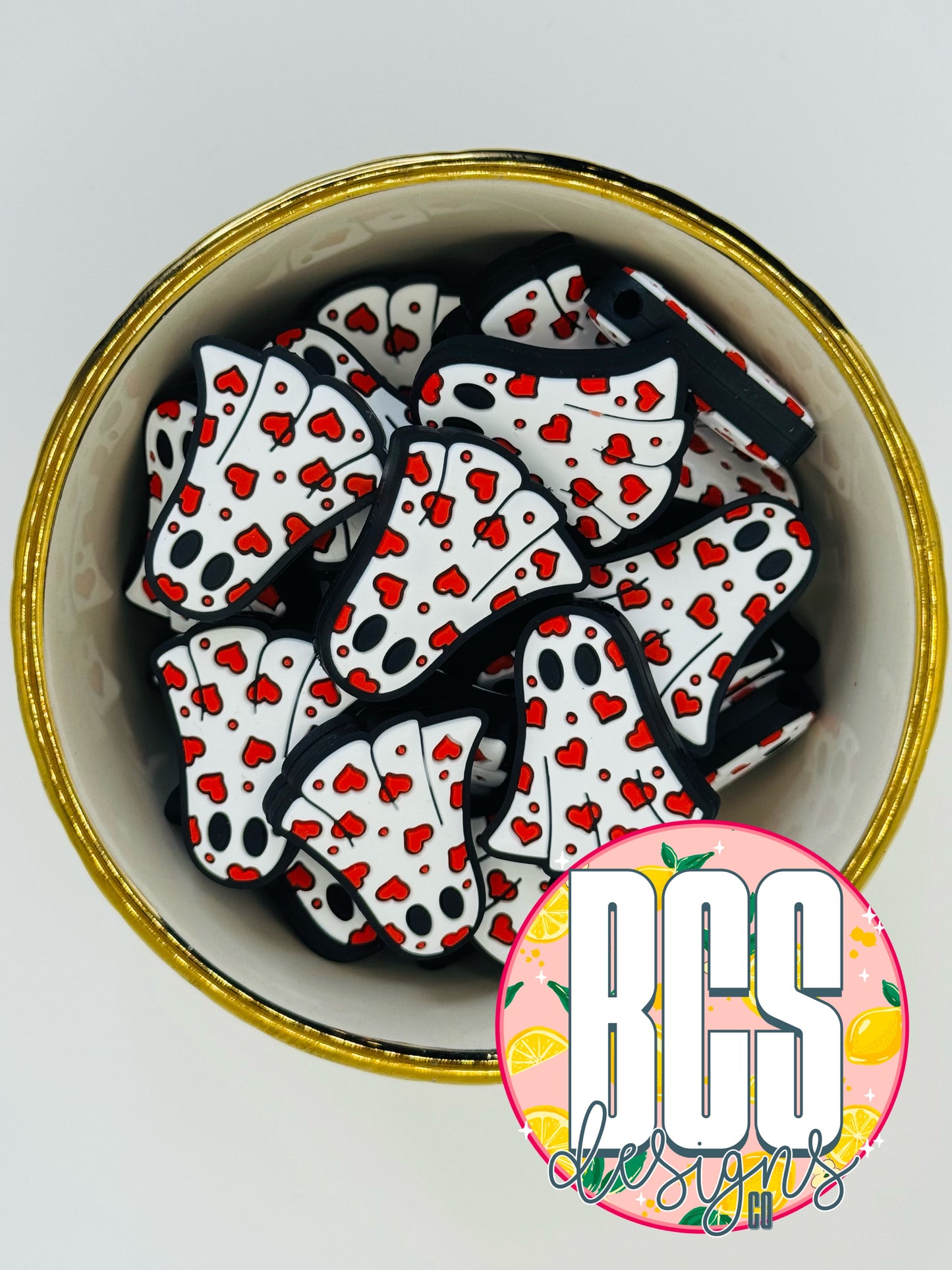 Ghost with Hearts Focal