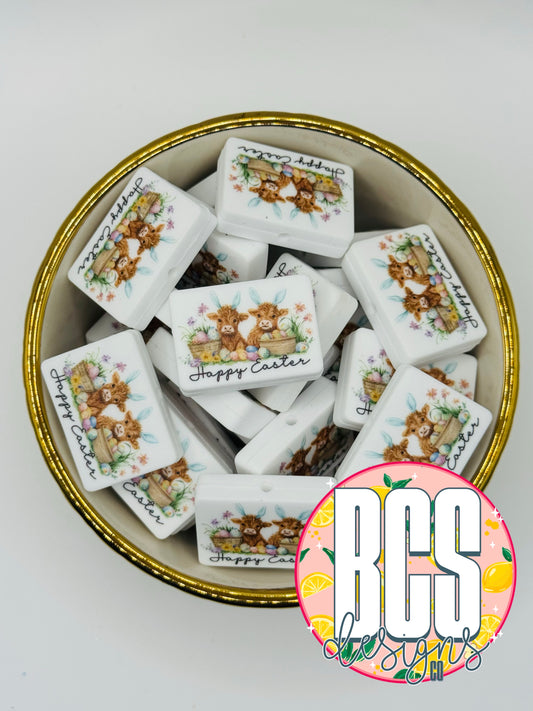 Easter Highland Cow Focal BCS EXCLUSIVE