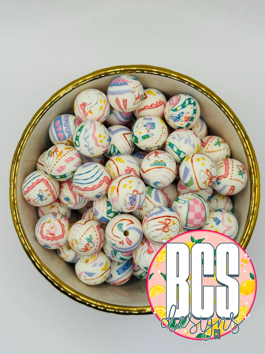 Silly Goose Frames 15mm Printed Silicone Bead (5 Pack) BCS EXCLUSIVE (COLLAB)