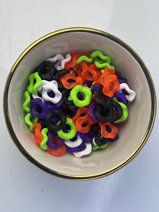 Halloween 15mm Wavy Spacers (10 Pack)