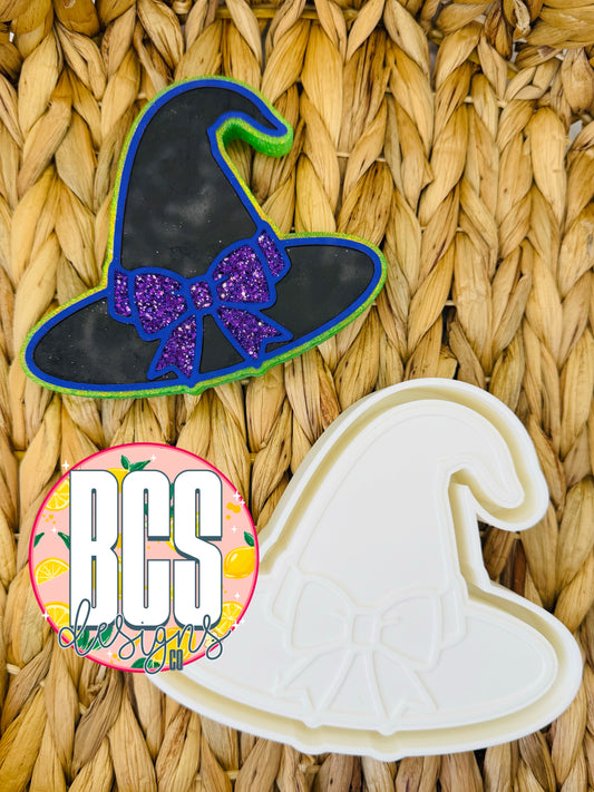 Witch Hat with Bow Freshie Mold - BCS EXCLUSIVE