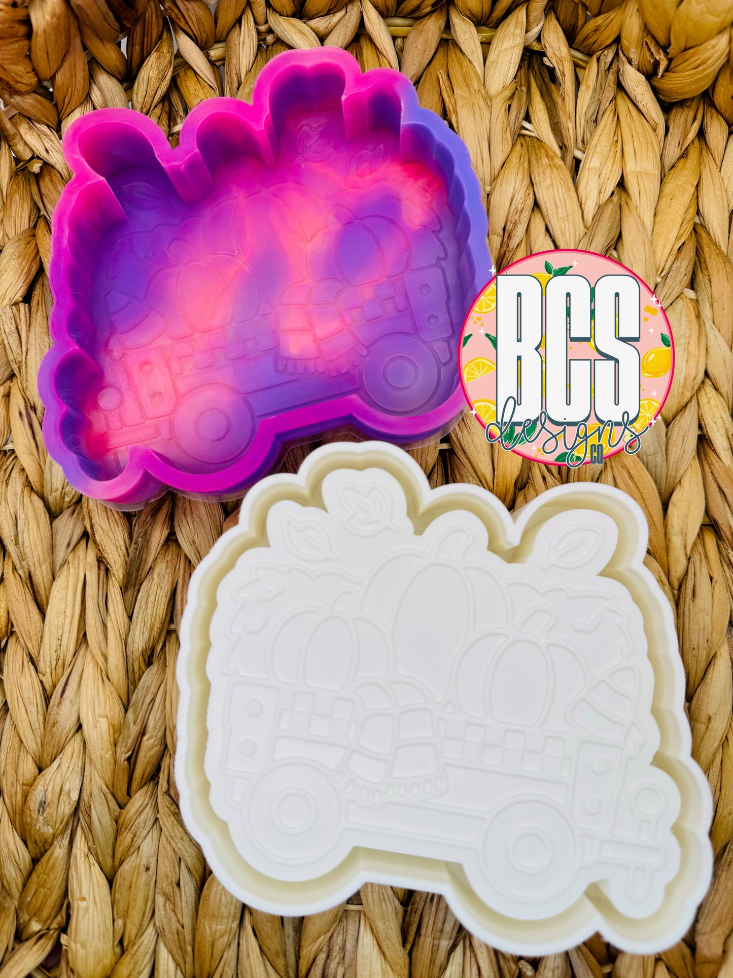Fall Wagon Freshie Mold