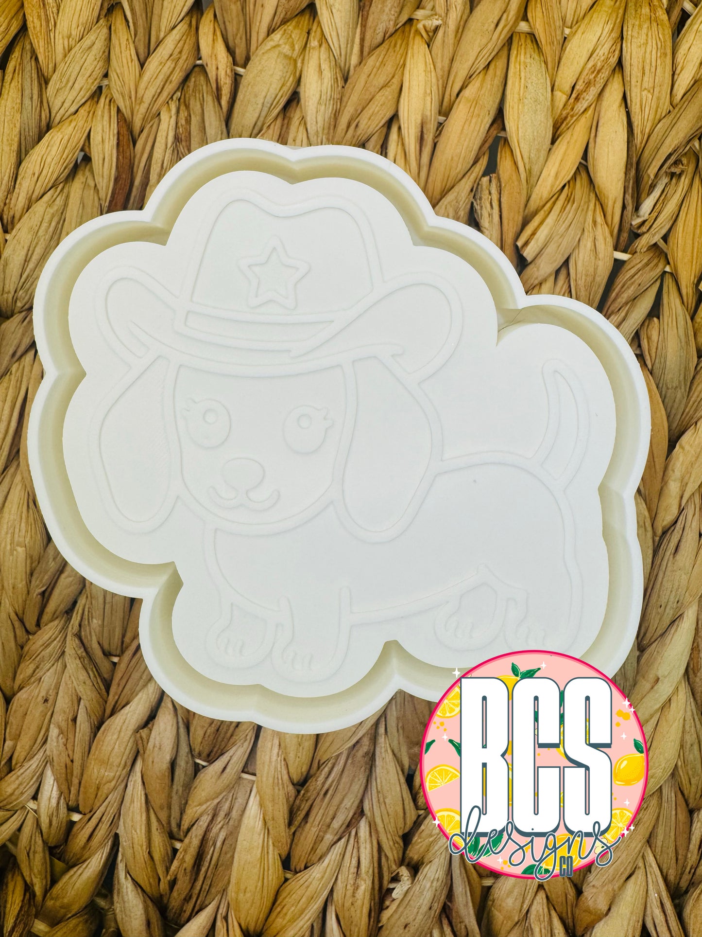 Winnie the Weenie (Cowboy Hat)  Freshie Mold - BCS EXCLUSIVE