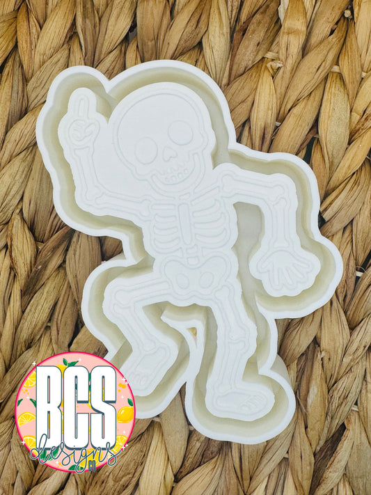 Dancing Skelly Freshie Mold - BCS EXCLUSIVE