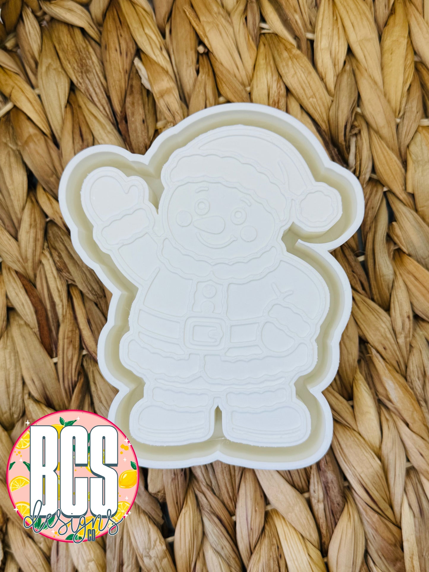 Snowman in Santa Suit Freshie Mold - BCS EXCLUSIVE