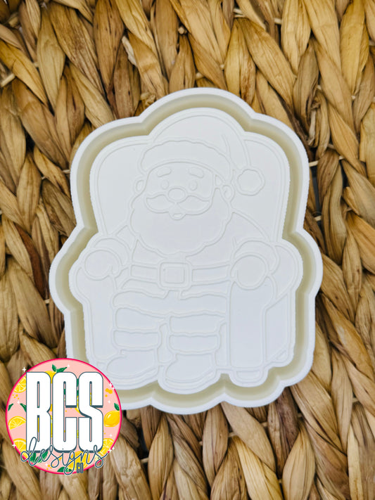 Santa in Chair Freshie Mold - BCS EXCLUSIVE