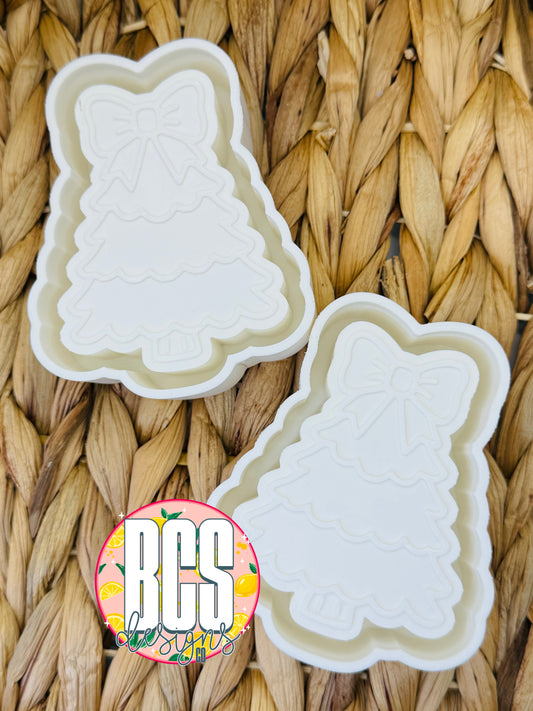 Christmas Tree w/ Bow VENTS Freshie Mold - BCS EXCLUSIVE