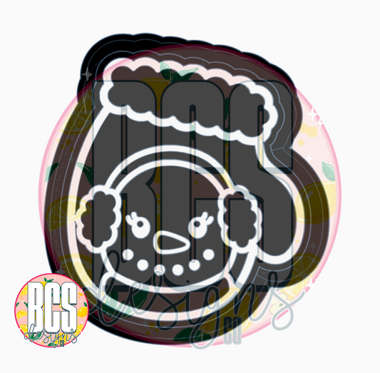 Snowman Mitten Freshie Mold 121