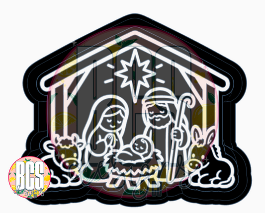 Nativity Scene Freshie Mold - BCS EXCLUSIVE 123