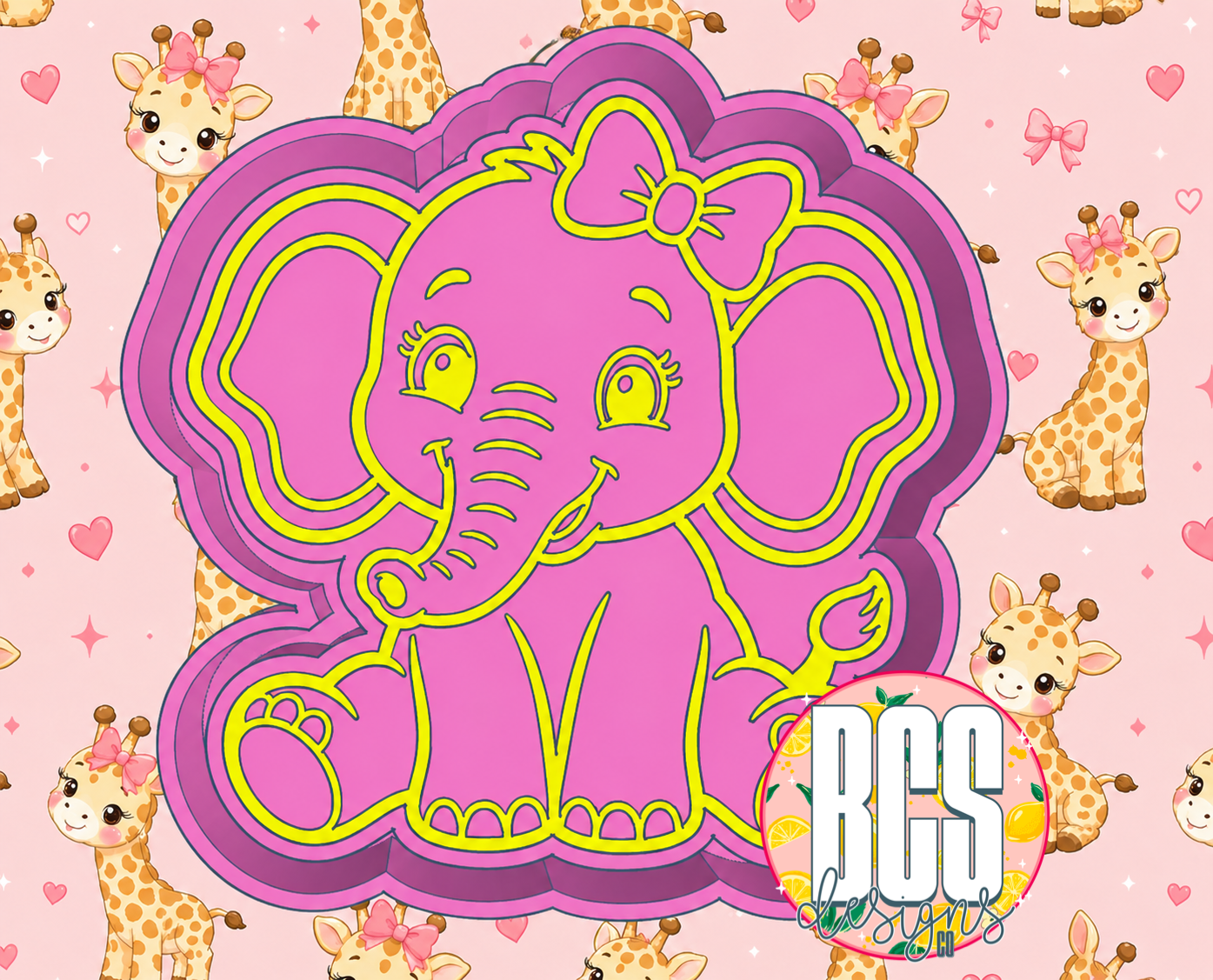 Emily the Elephant Freshie Mold