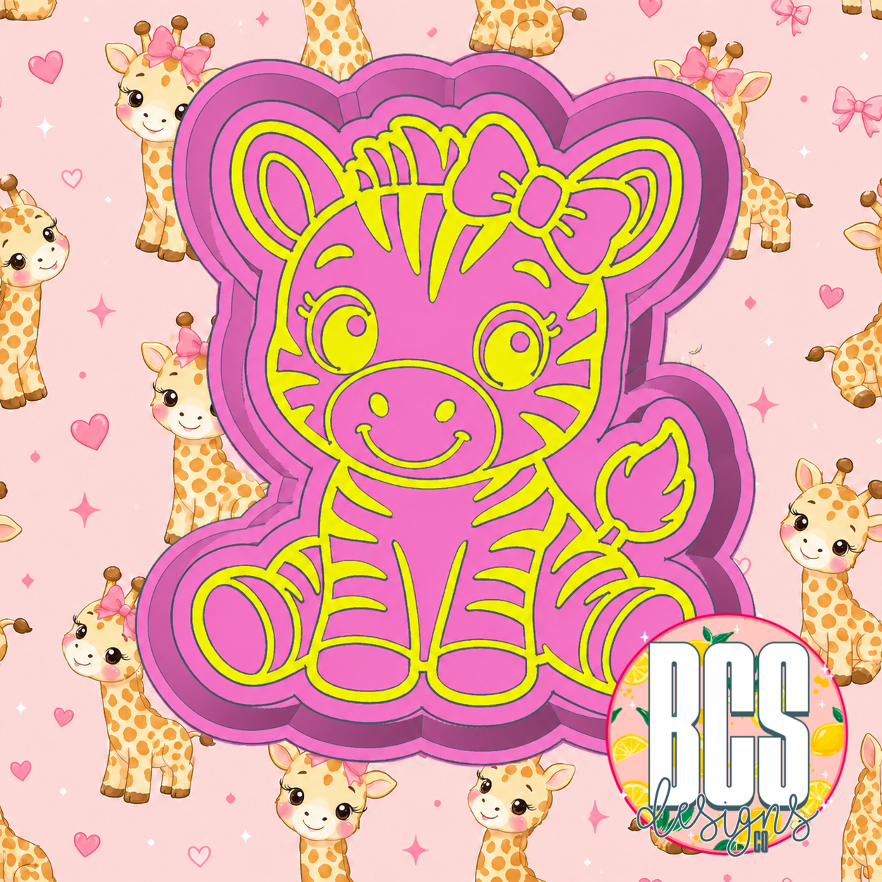 Zenon the Zebra Freshie Mold - BCS EXCLUSIVE